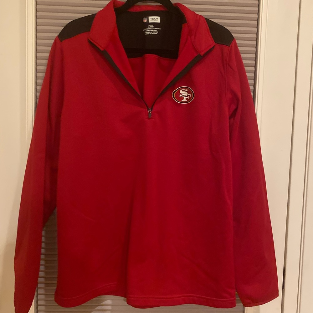 NFL San Francisco 49ers Quarter Zip Pullover